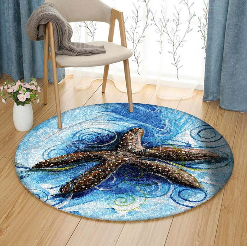 Starfish Round Carpet