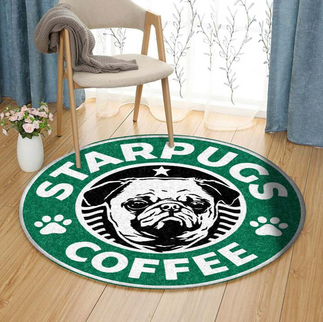 Starpugs Coffee Round Carpet