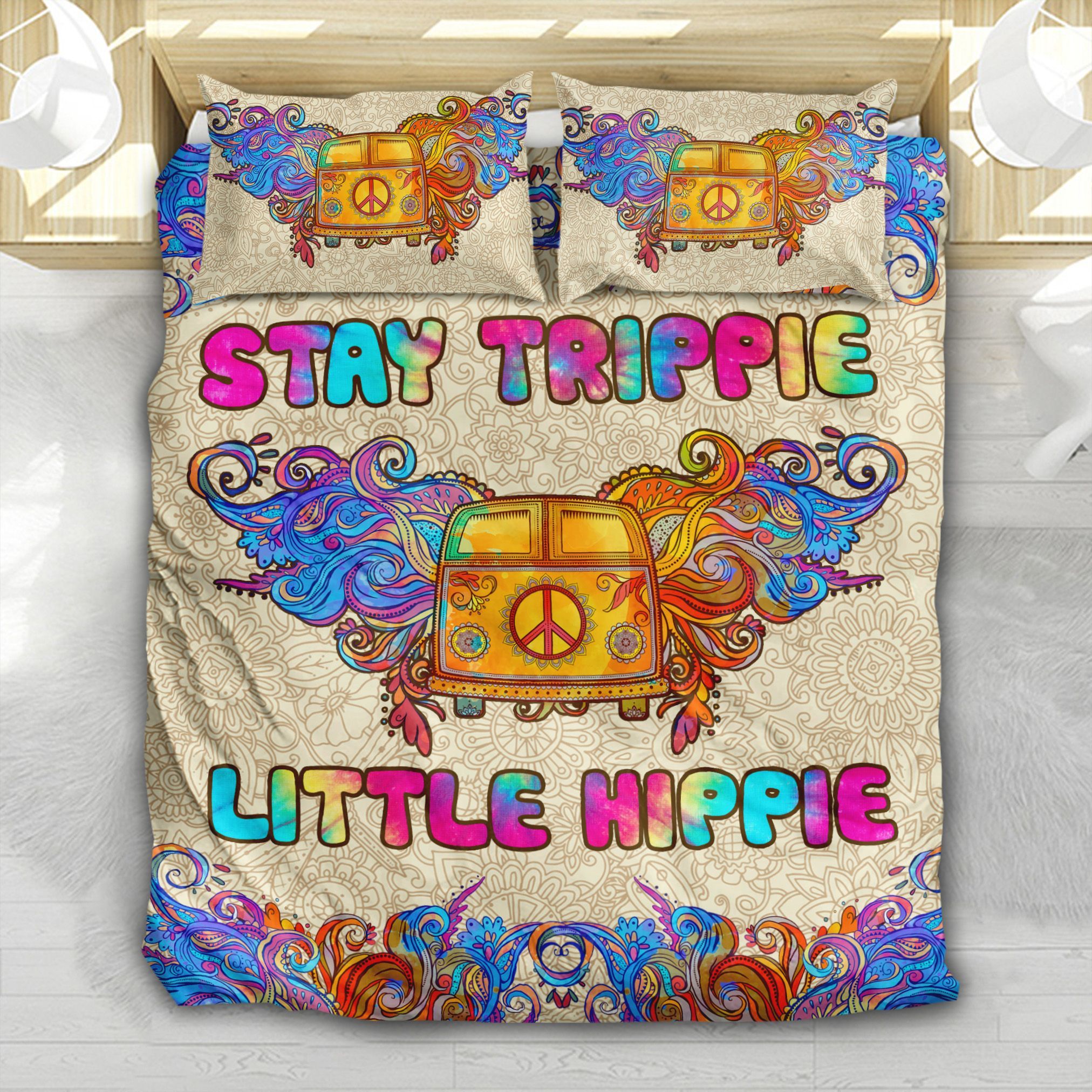 Stay Trippie Little Hippie Bedding Set