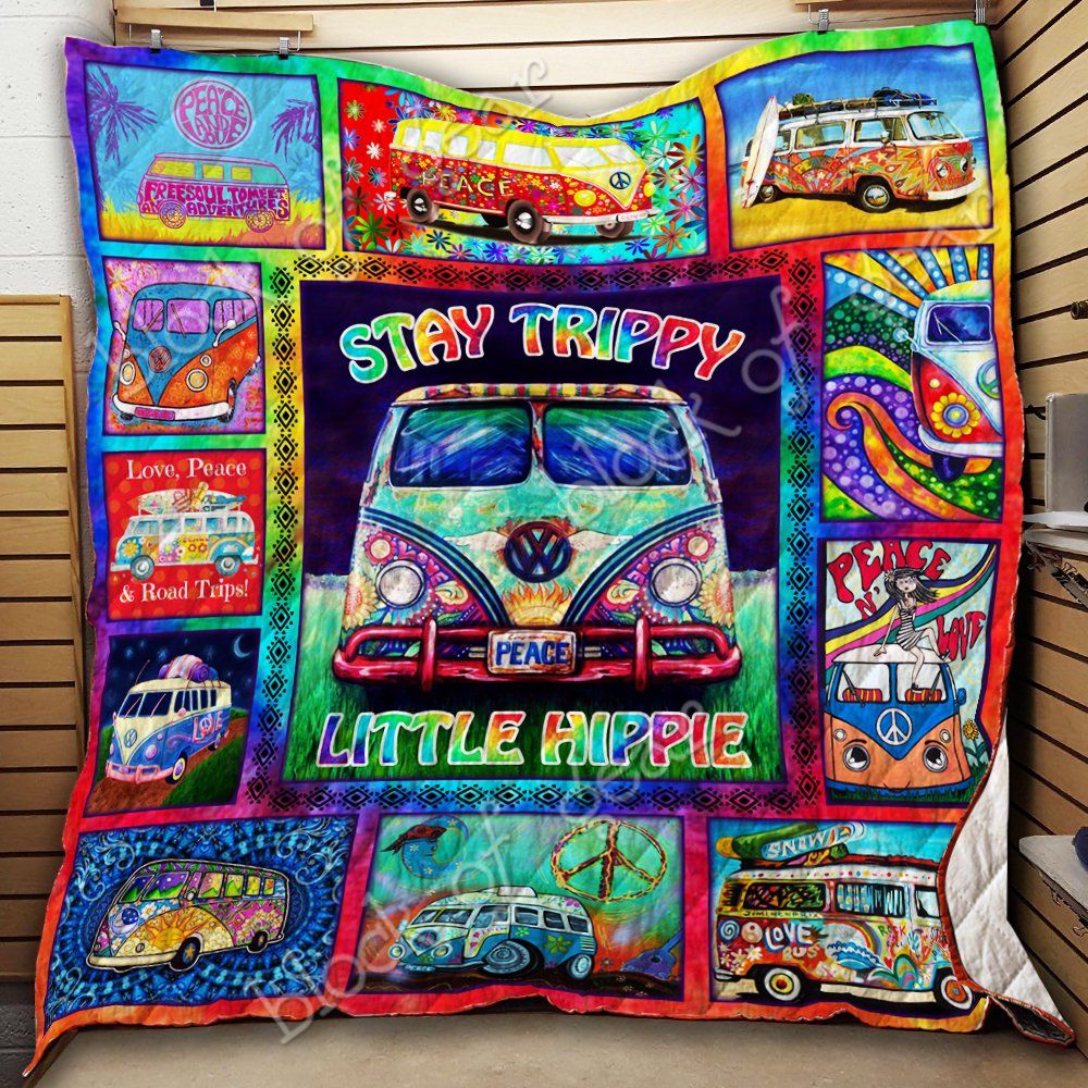 Stay Trippy Little Hippie Hippie Car Quilt Thh1265 Dhc11122643Dd
