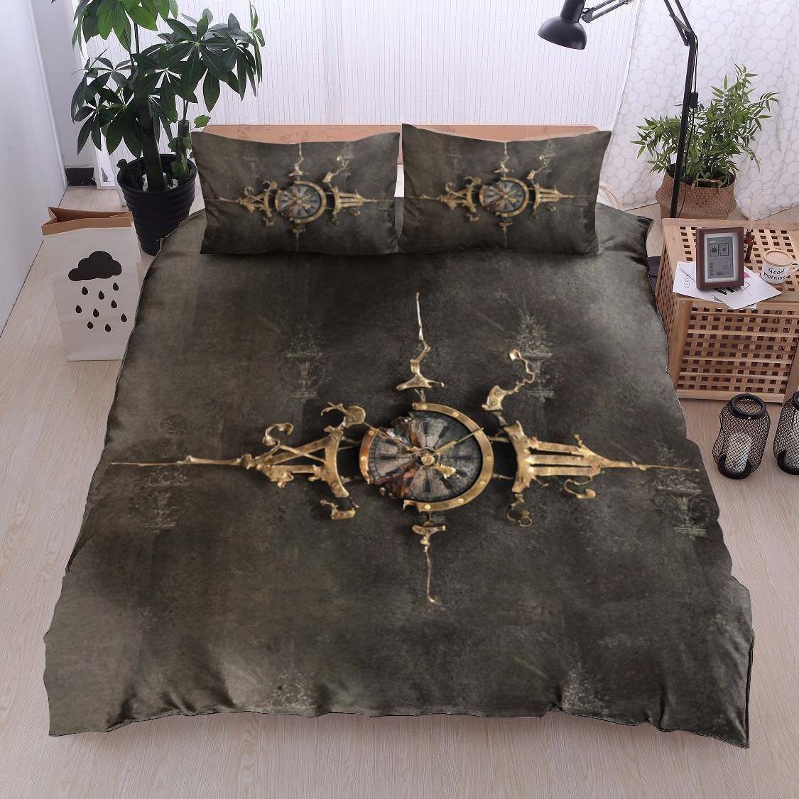 Steampunk Clock Bedding Set