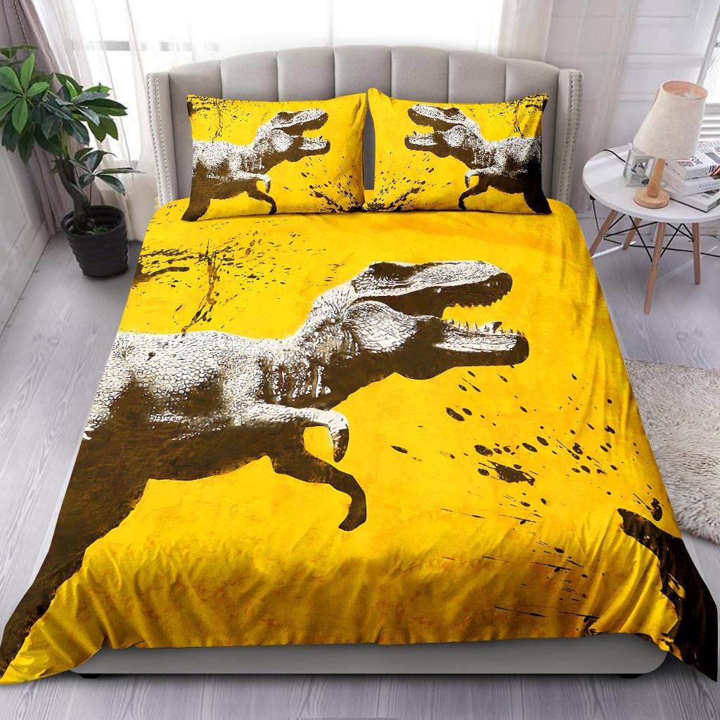 Stencil T Rex Bedding Set