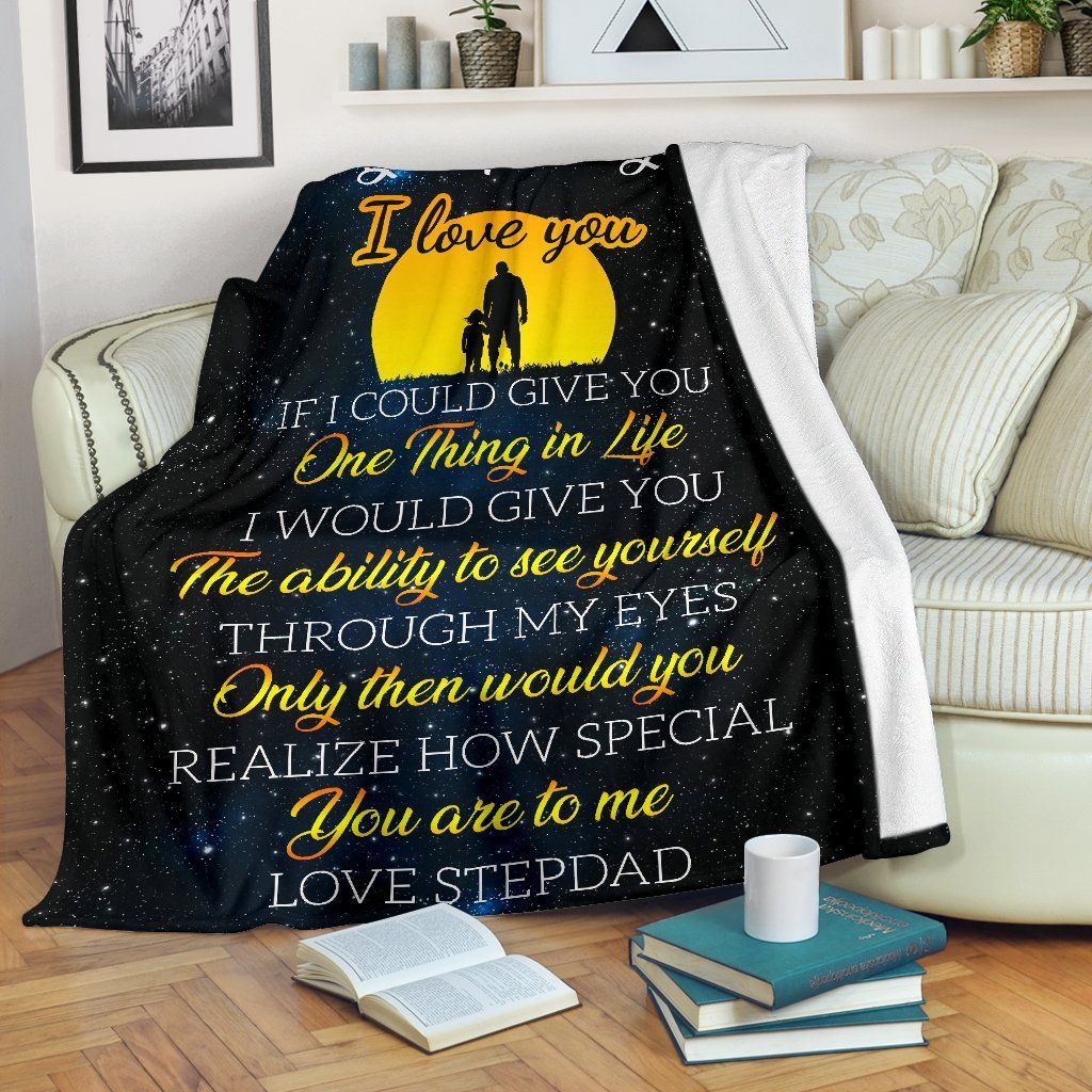 Step Daughter Remember I Love You Sherpa Fleece Blanket