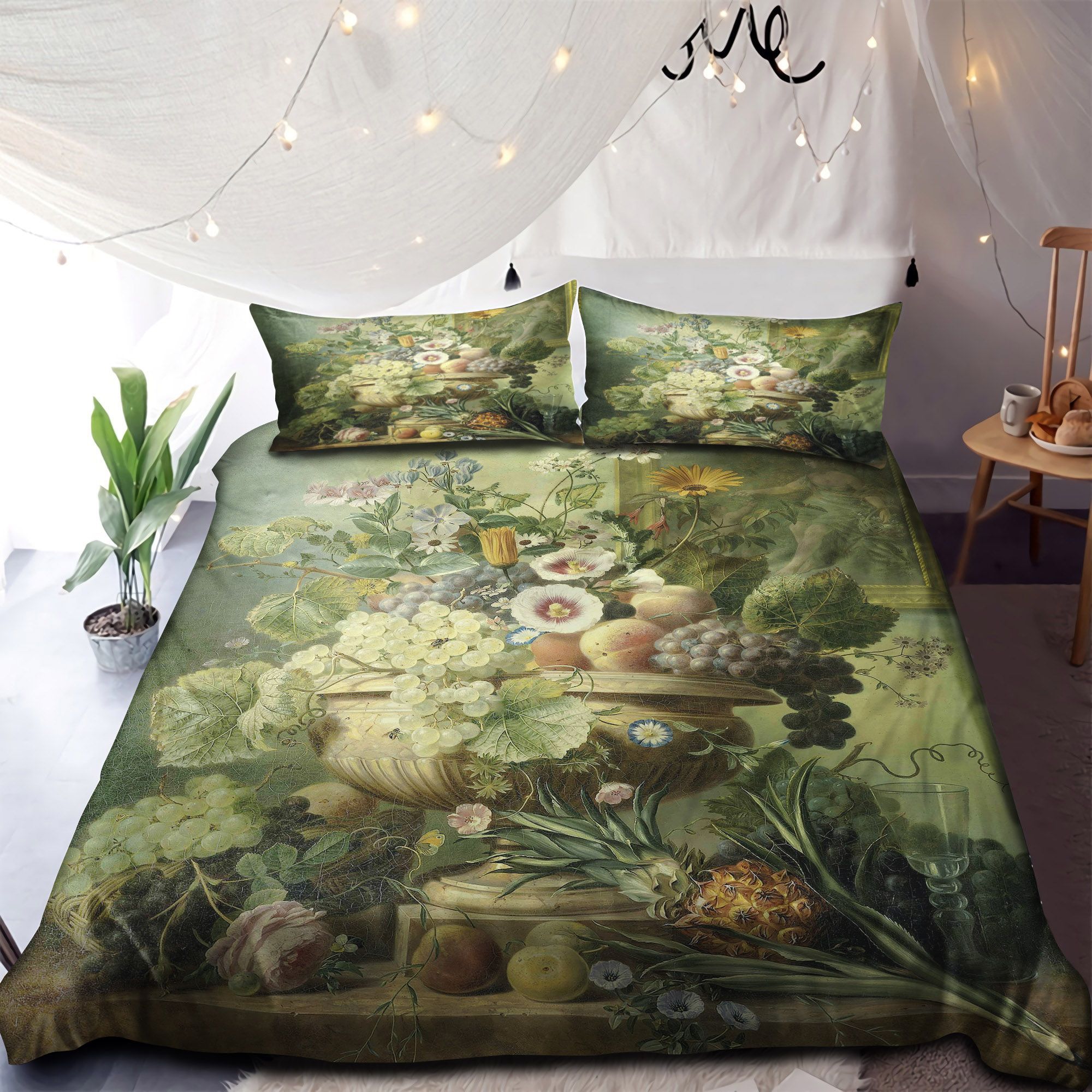 Still Life With Flowers And Fruit Bedding Set