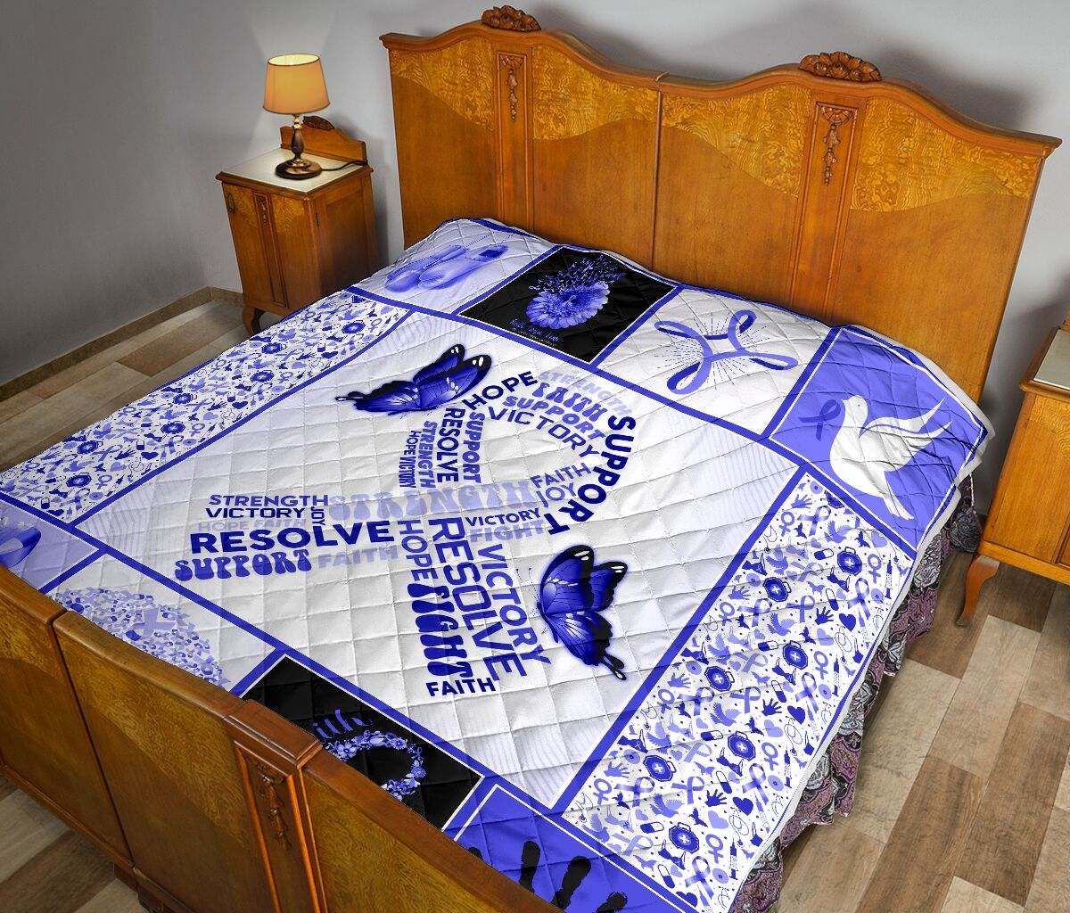Stomach Cancer faith hope love quilt DHC281111265DD