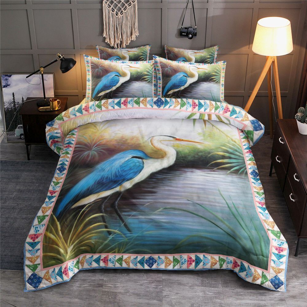 Stork Bird Bedding Set