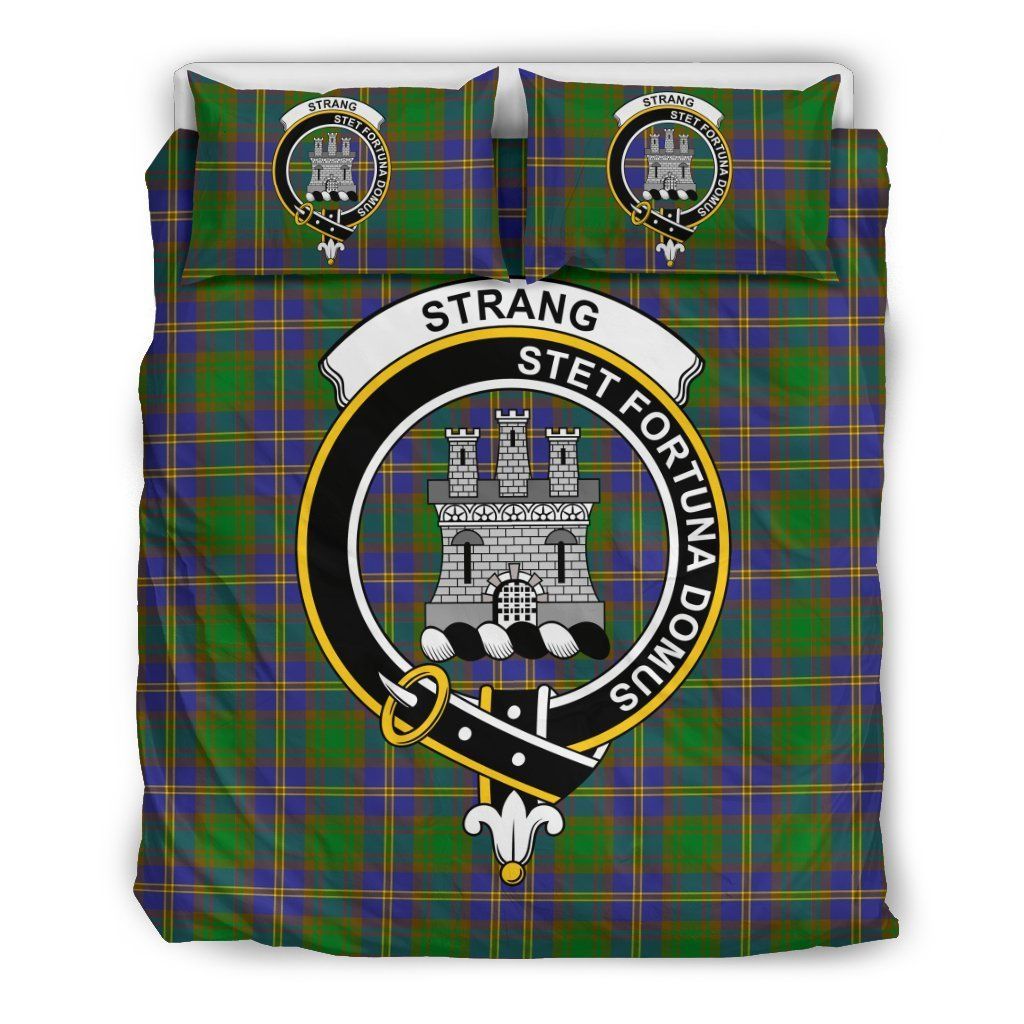 Strange Of Balkaskie Clan Badge Tartan Bedding Set