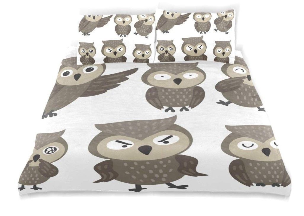 Strict Owl Bedding Set