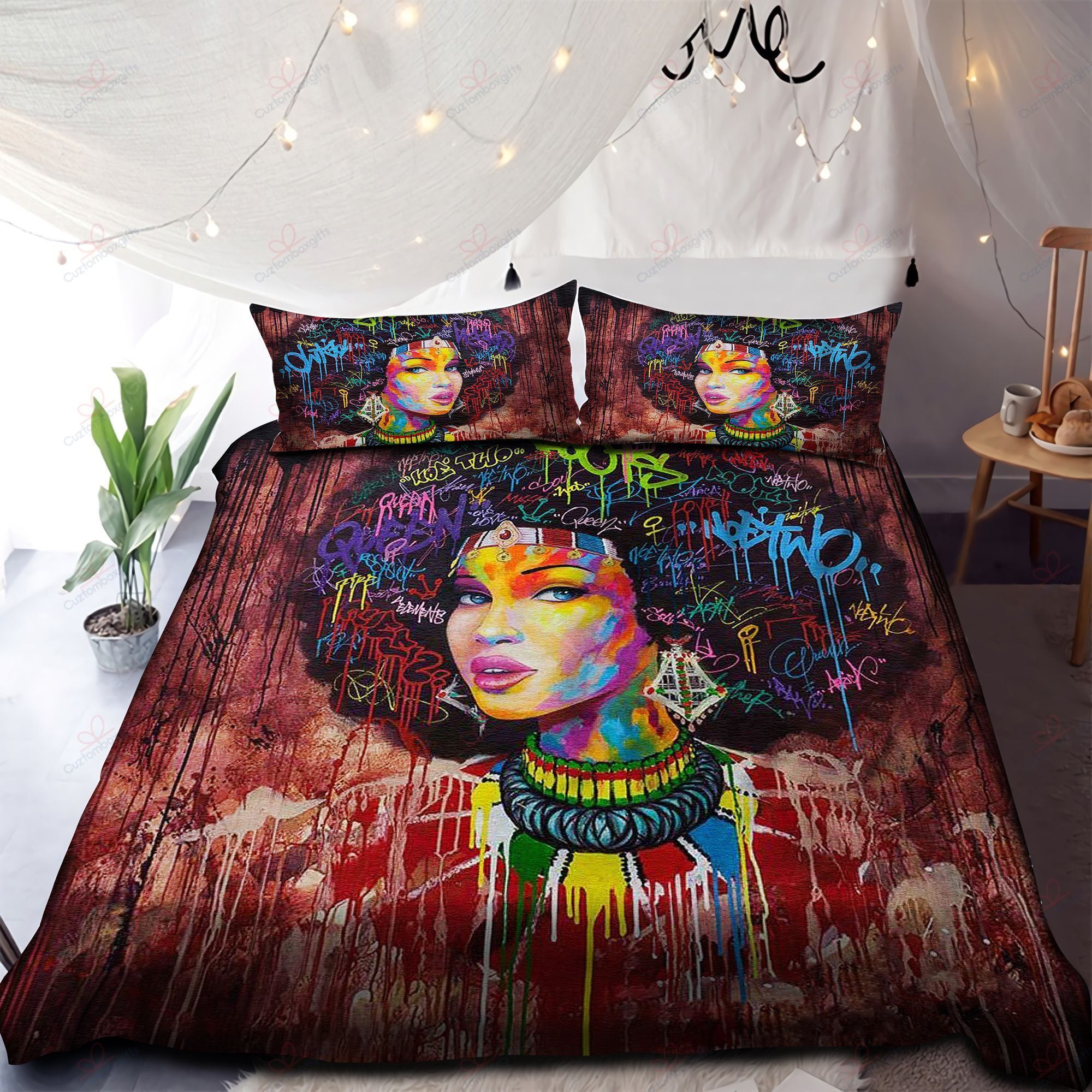 Strong Black Woman Art Bedding Set