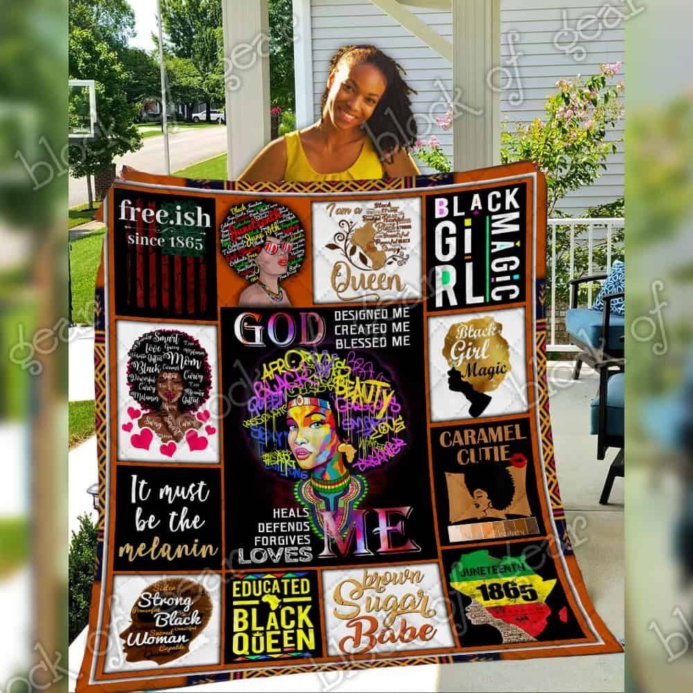 Strong Black Woman CL19100808MDQ Quilt Blanket