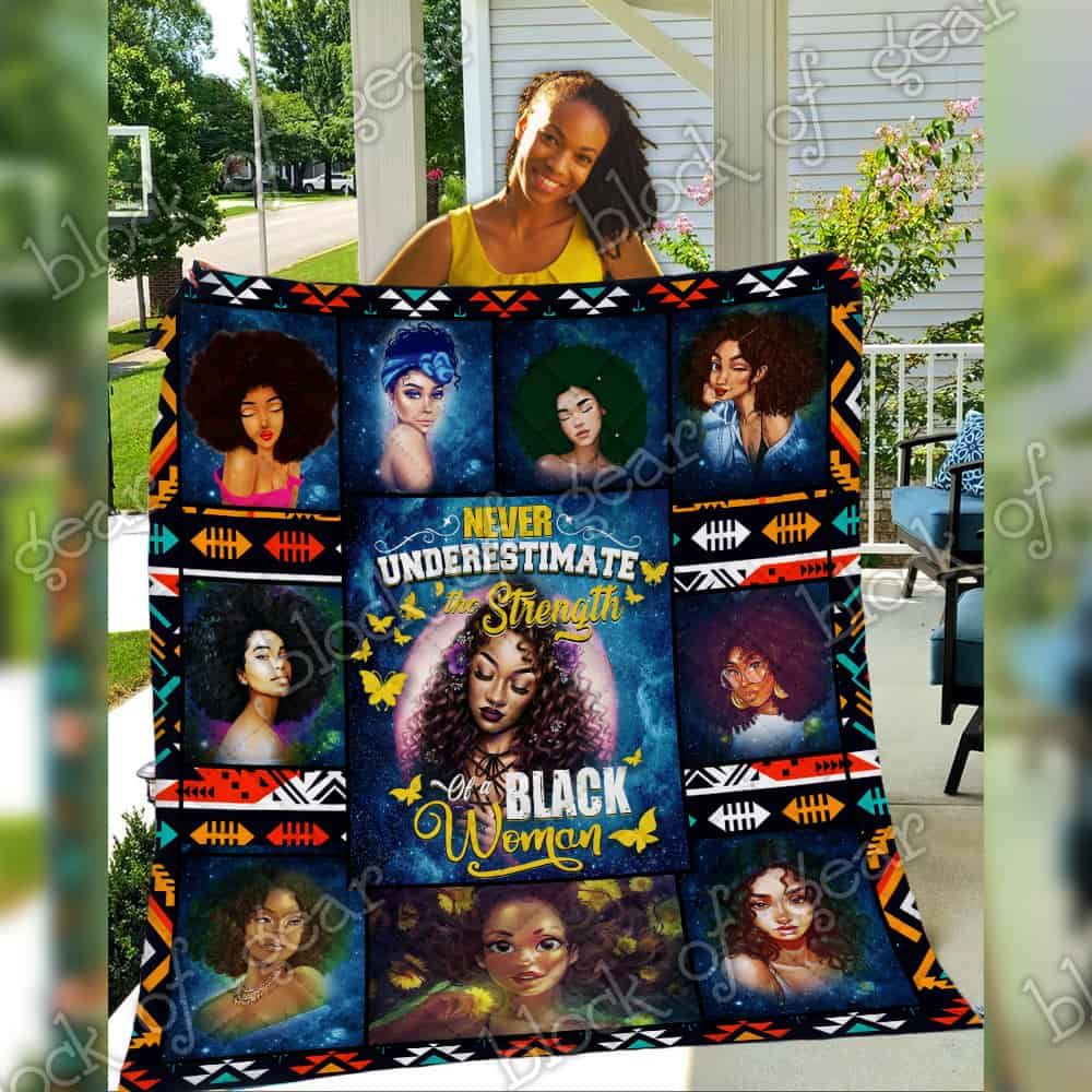 Strong Black Woman CL19100809MDQ Quilt Blanket