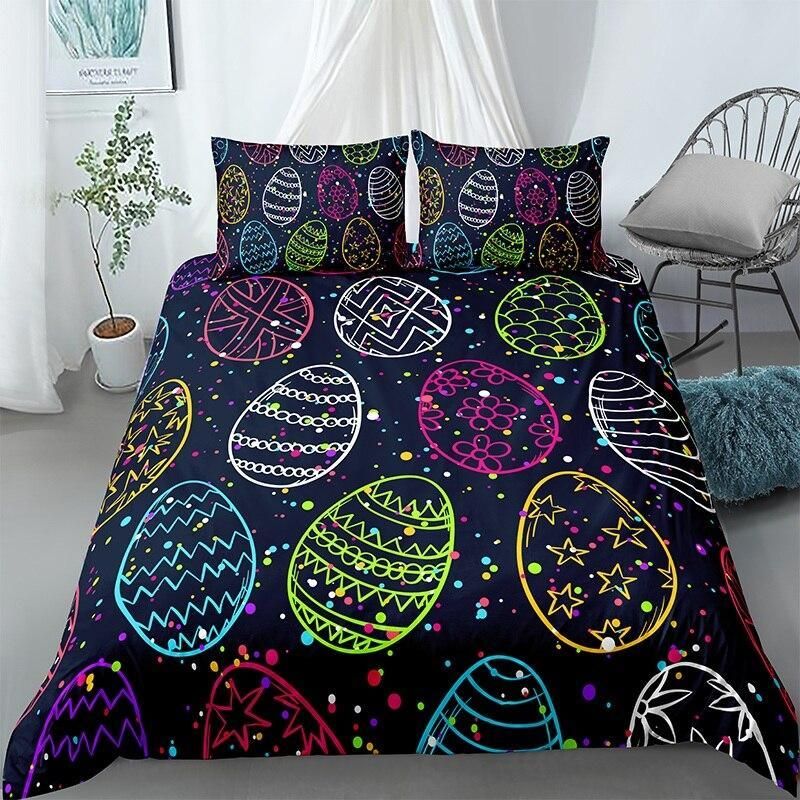 Stylized Easter Egg Bedding Set