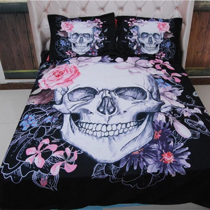 Sugar Skull 3 Bedding Set