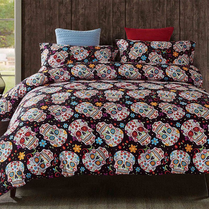Sugar Skull 3d Bedding Set