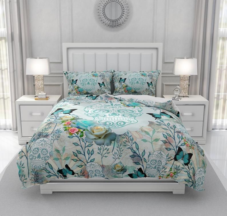 Sugar Skull Bedding Set