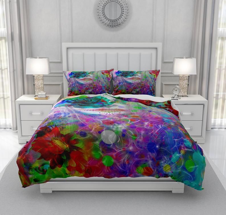 Sugar Skull Bedding Set