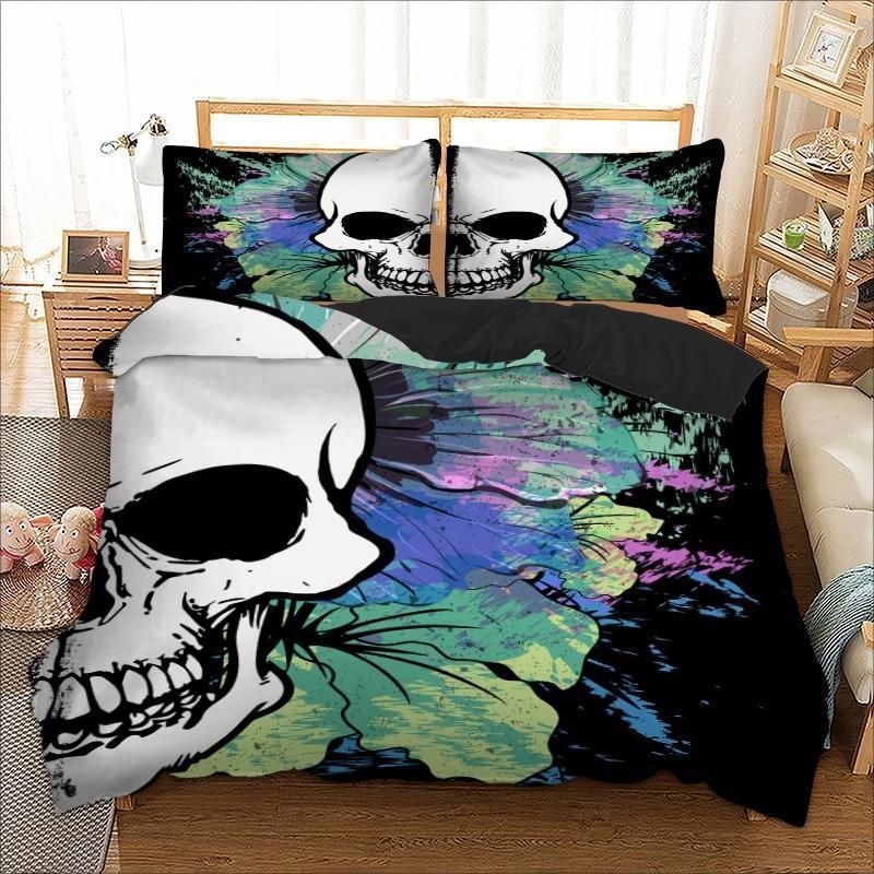 Sugar Skull Bedding Set