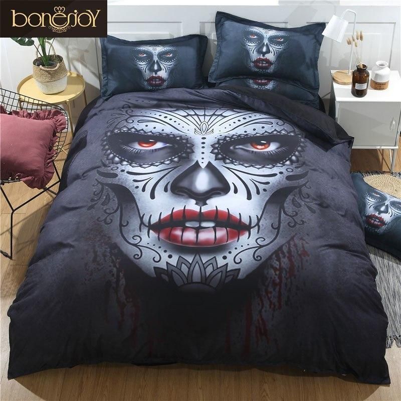 Sugar Skull Bedding Set