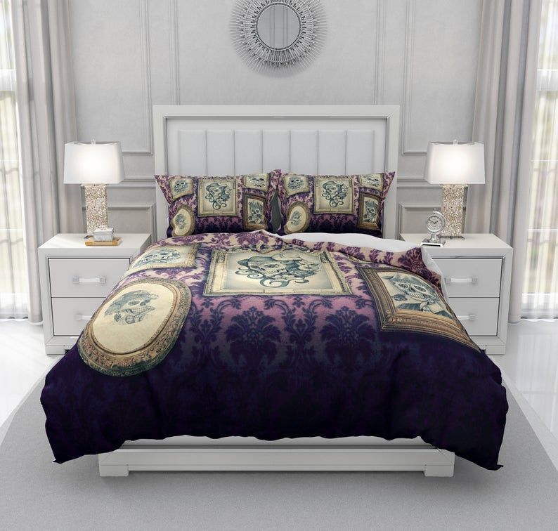 Sugar Skull Bedding Set