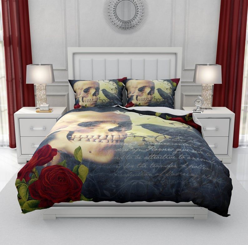 Sugar Skull Bedding Set