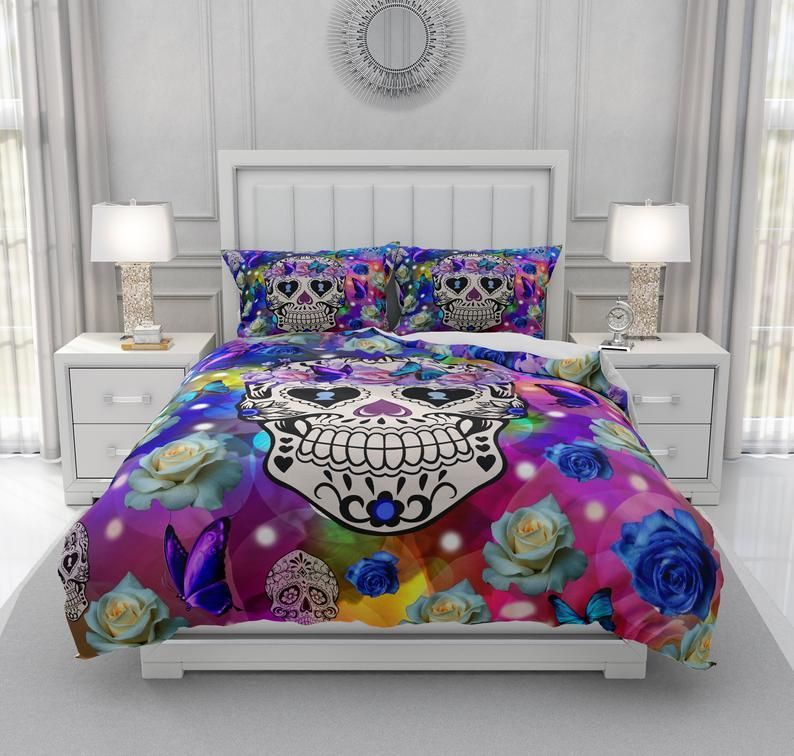 Sugar Skull Bedding Set
