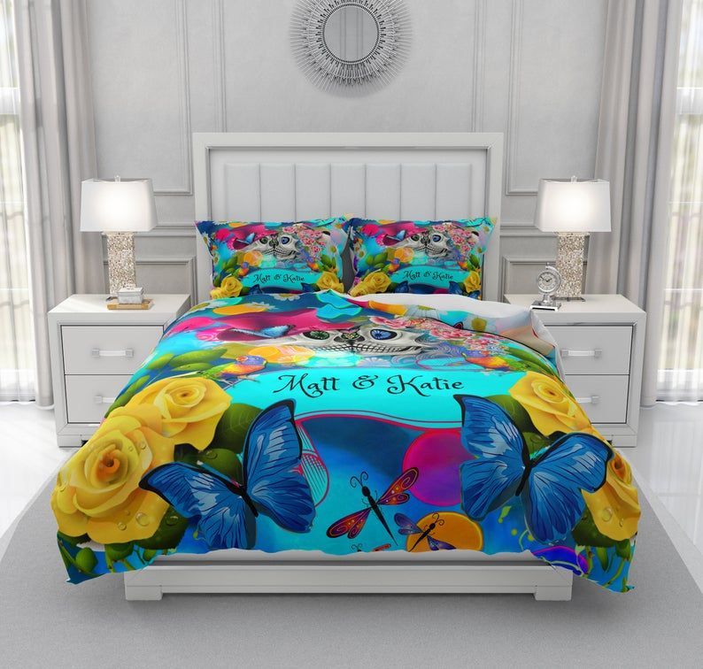Sugar Skull Bedding Set