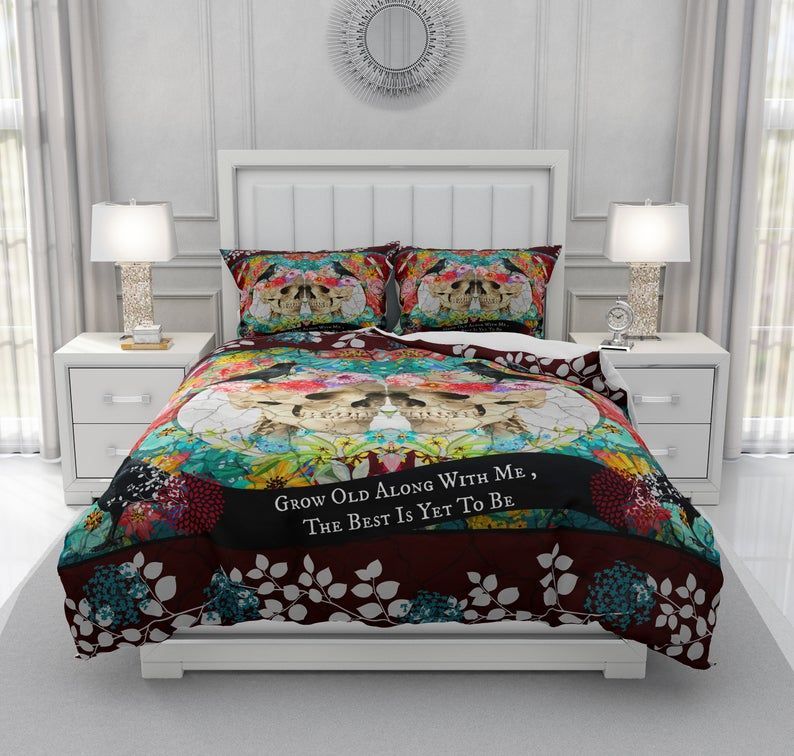 Sugar Skull Bedding Set