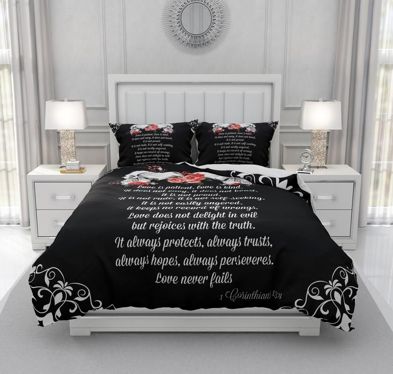 Sugar Skull Bedding Set