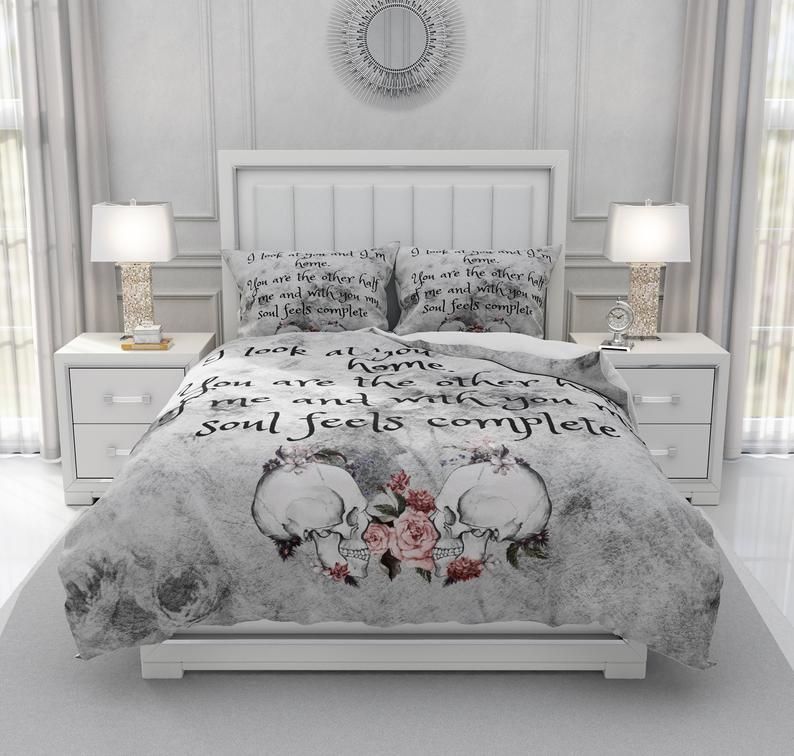 Sugar Skull Bedding Set