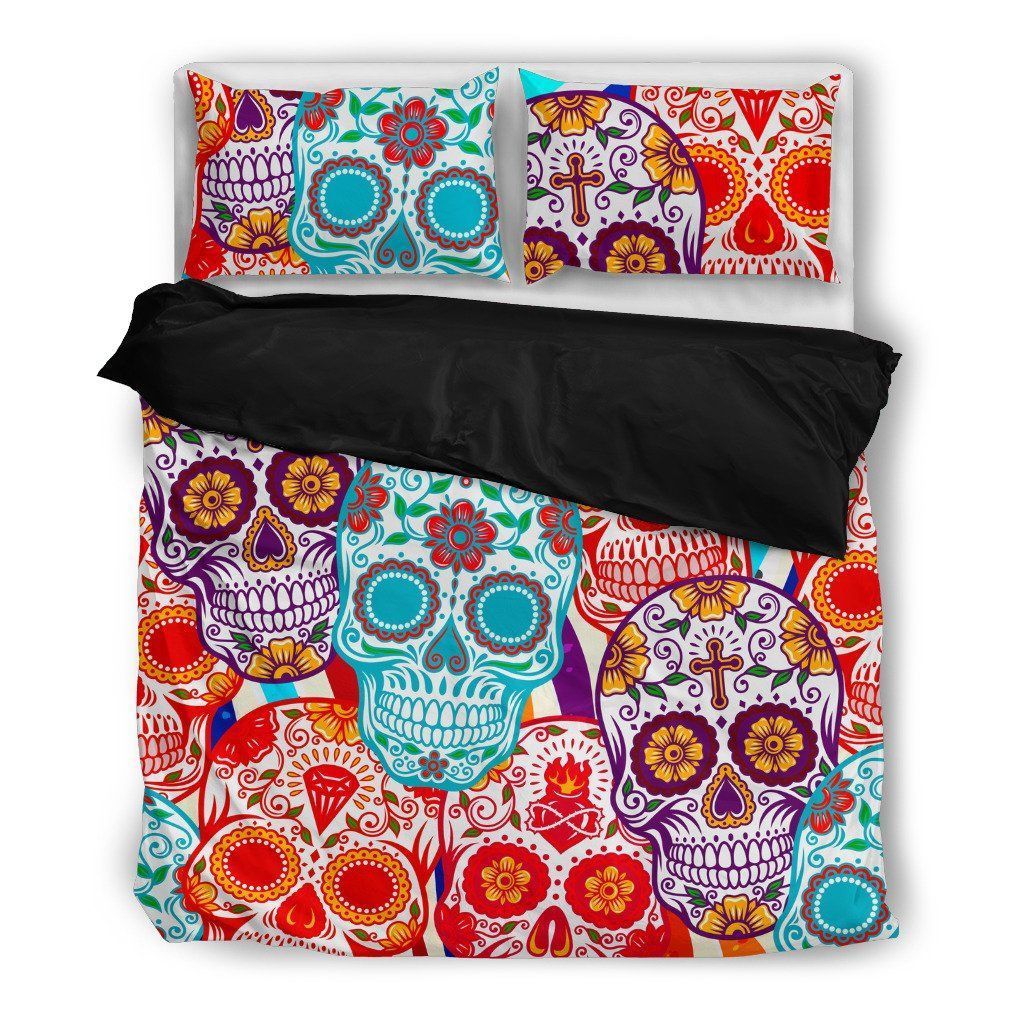 Sugar Skull Bedding Set
