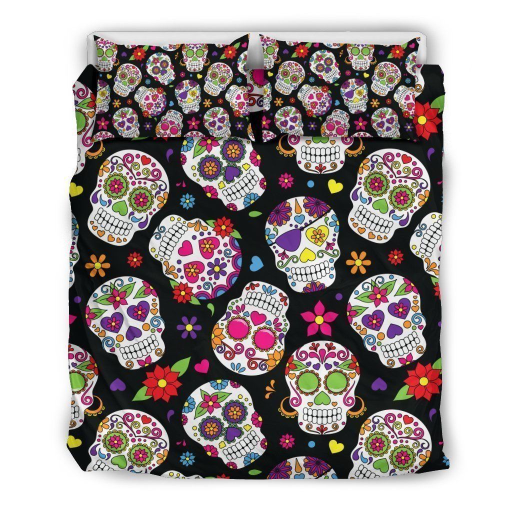 Sugar Skull Bedding Set