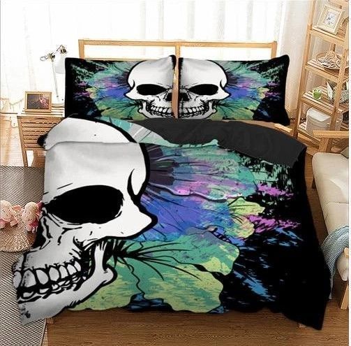 Sugar Skull Bedding Set