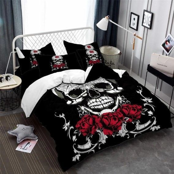 Sugar Skull Bedding Set