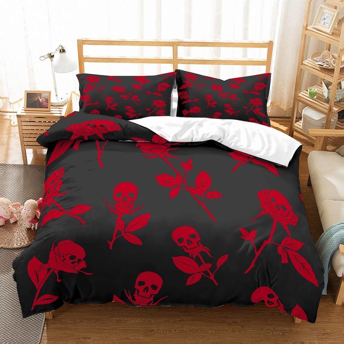 Sugar Skull Bedding Set