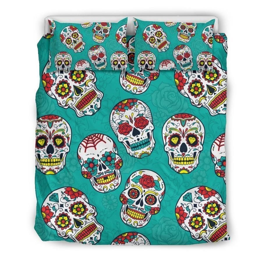 Sugar Skull Bedding Set