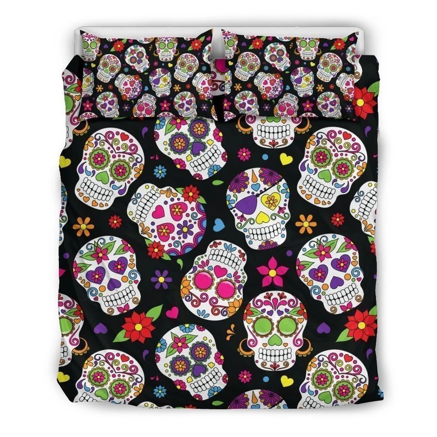 Sugar Skull Bedding Set