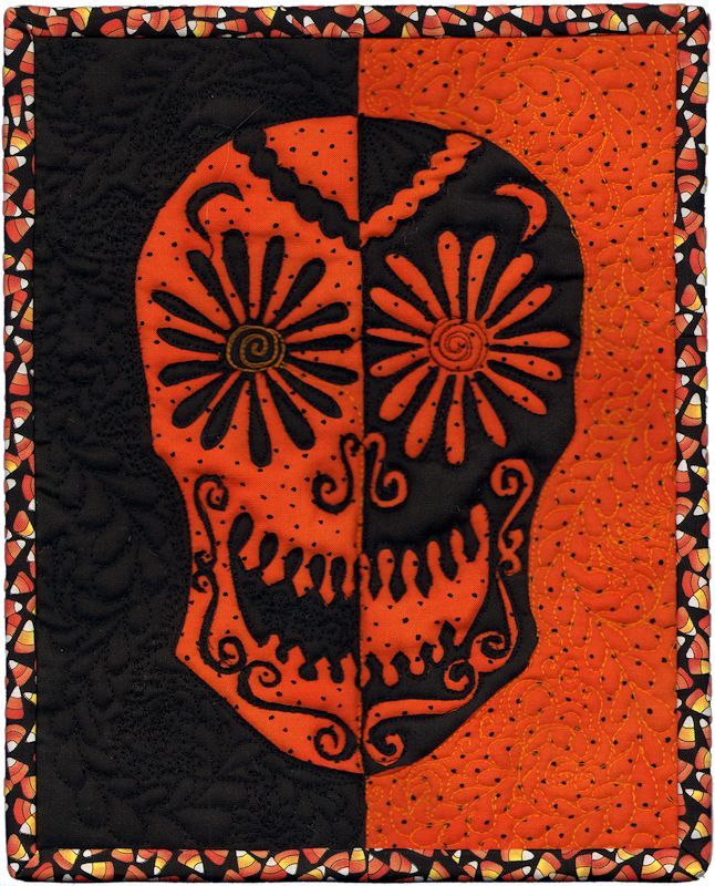 Sugar Skull CLM200647 Quilt Blanket