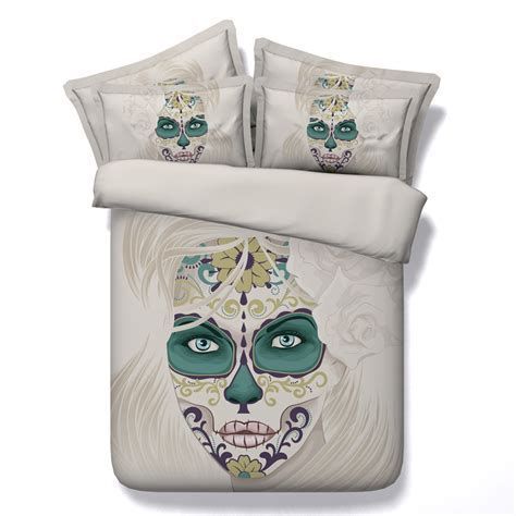 Sugar Skull Bedding Set