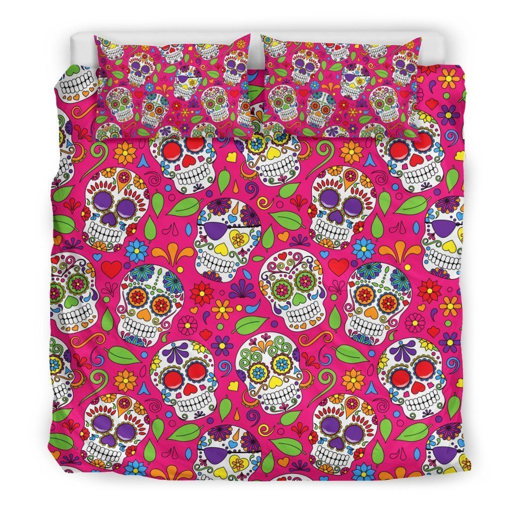 Sugar Skull Bedding Set