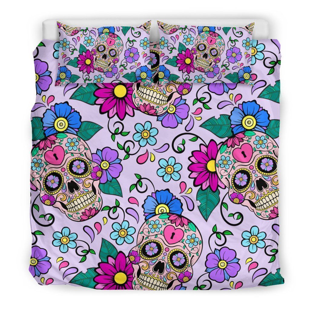Sugar Skull Bedding Set