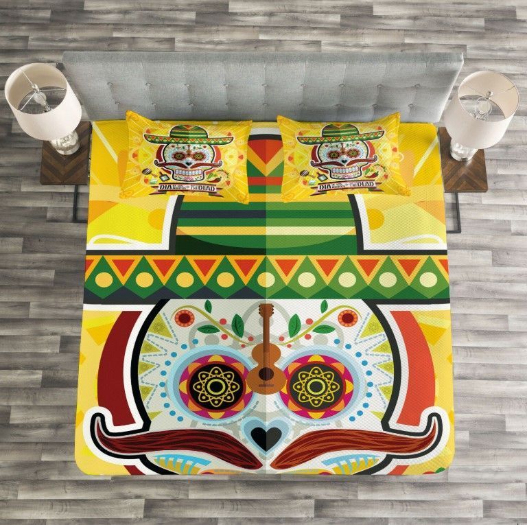 Sugar Skull Bedding Set