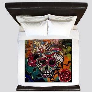 Sugar Skull Day Of The Dead Artsy Origi Bedding Set