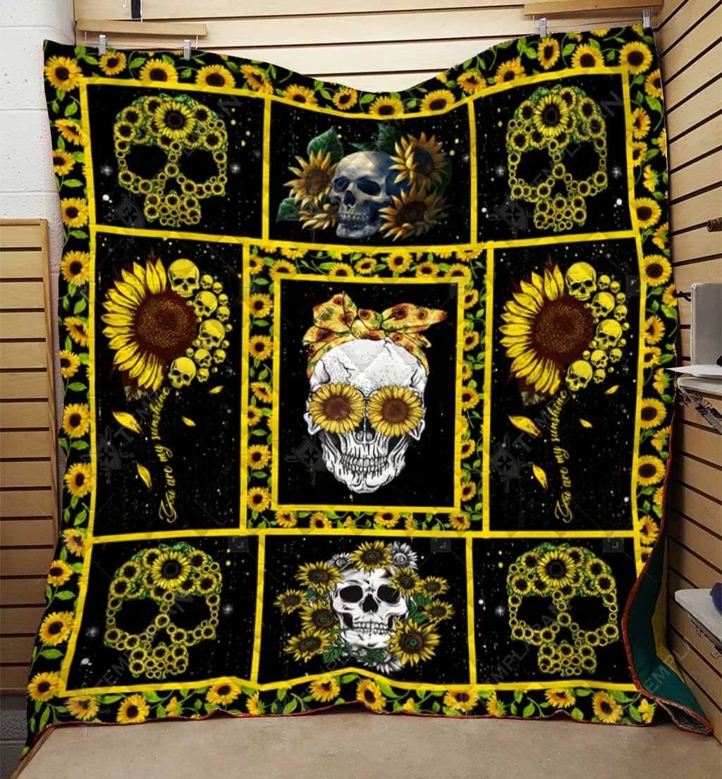 Sugar Skull Day Of The Dead Quilt Blanket DHC31121286TD