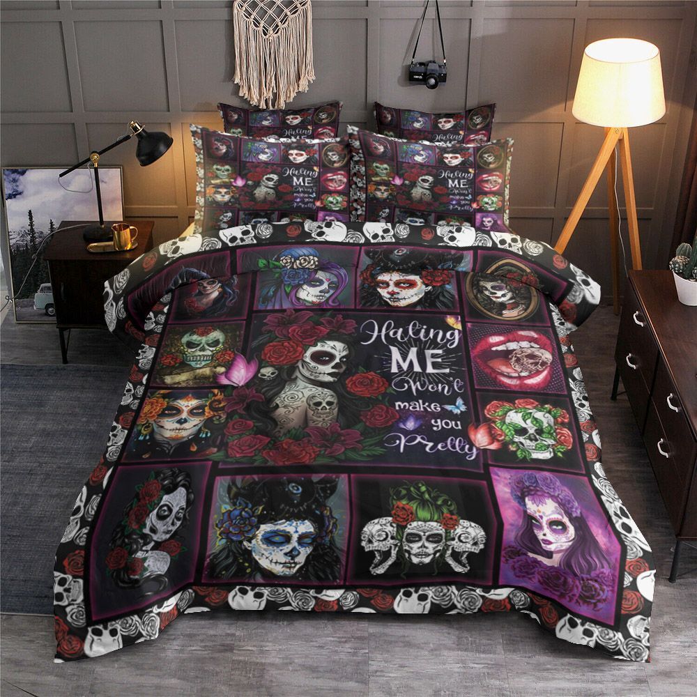 Sugar Skull Bedding Set