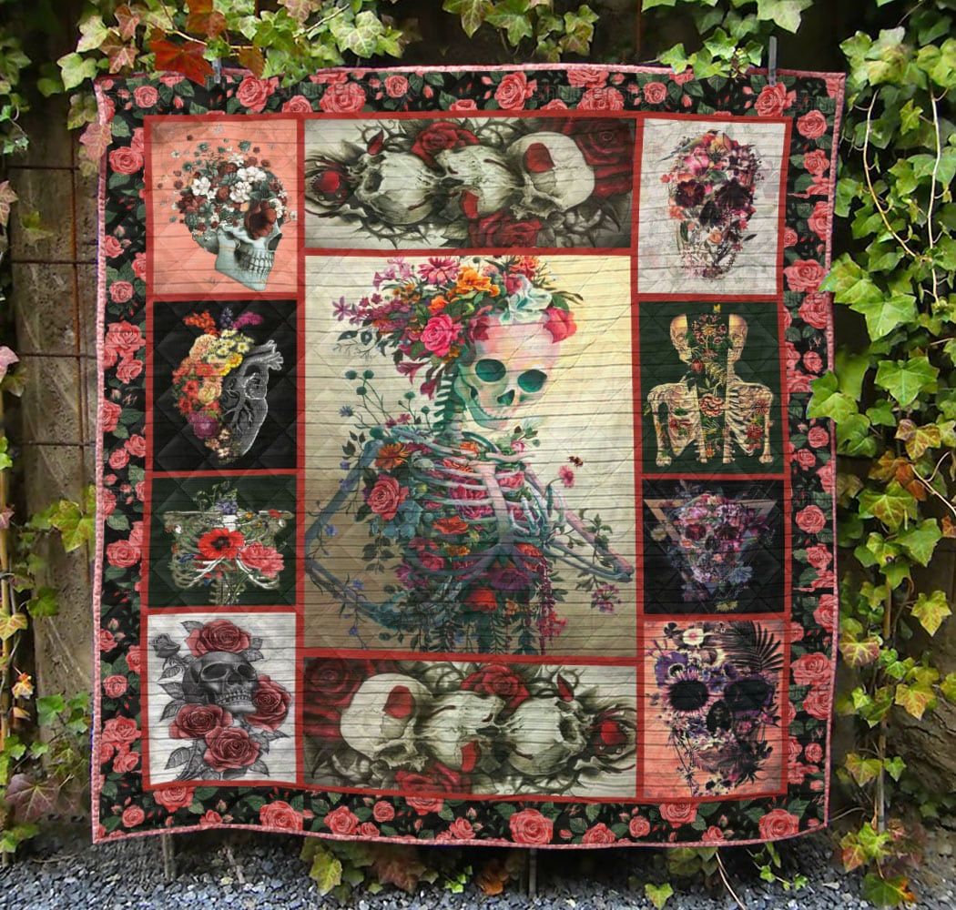 Sugar Skull Gashina Quilt Blanket Chrismas Gift Dhc04011199Dd