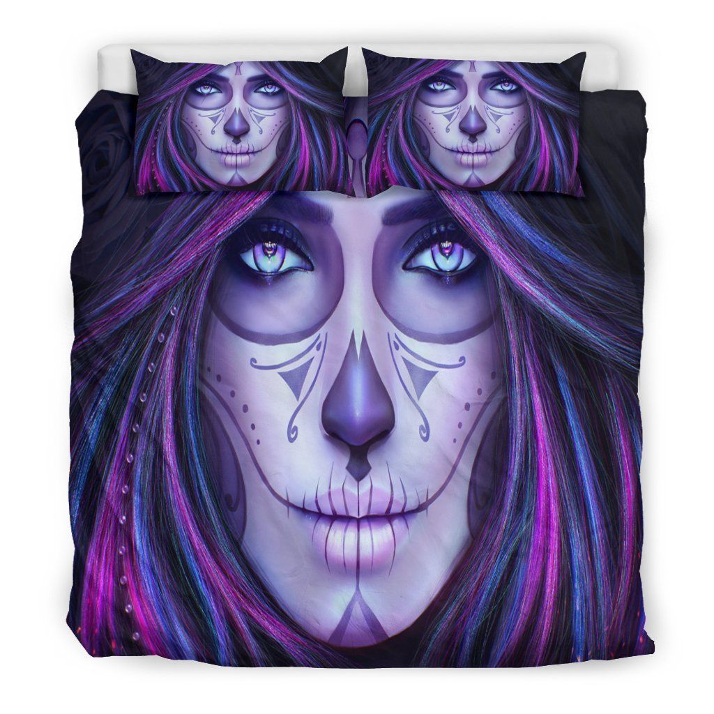 Sugar Skull Girl Bedding Set