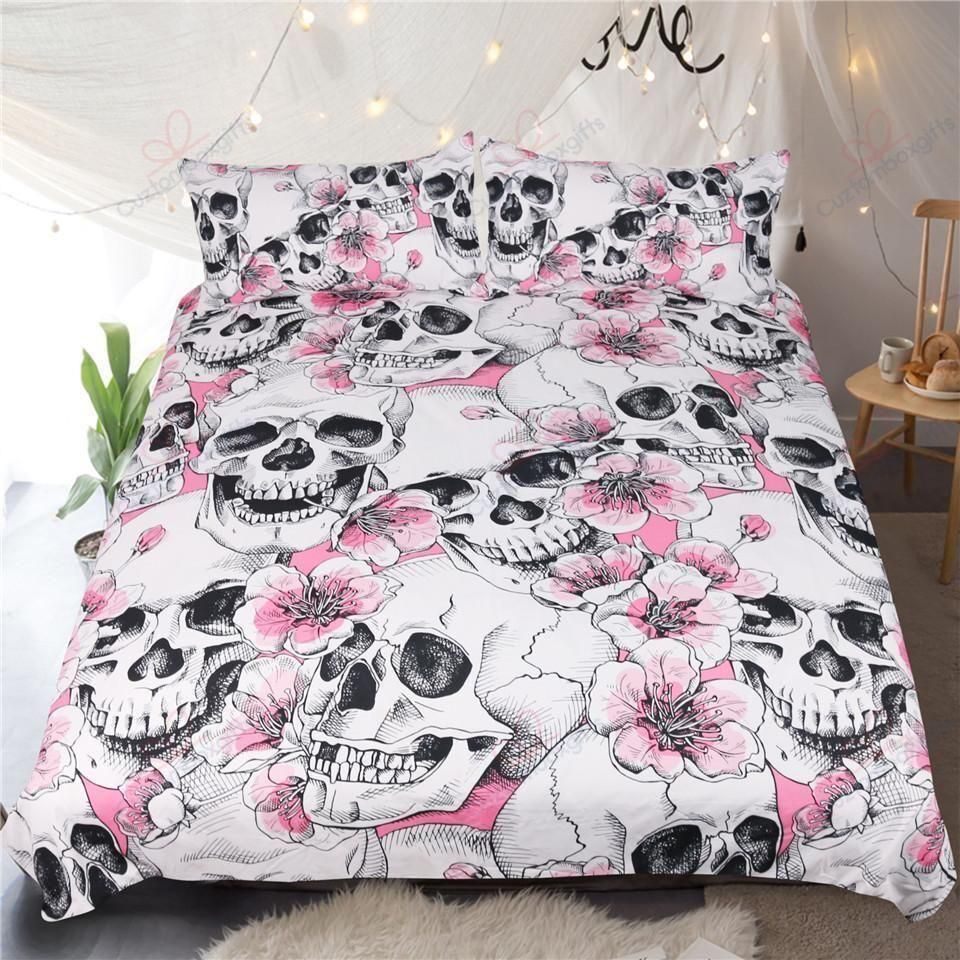 Sugar Skull Printed Bedding Set