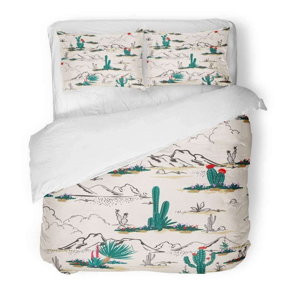 Summer Cactus On Desert Beautiful Bedding Set