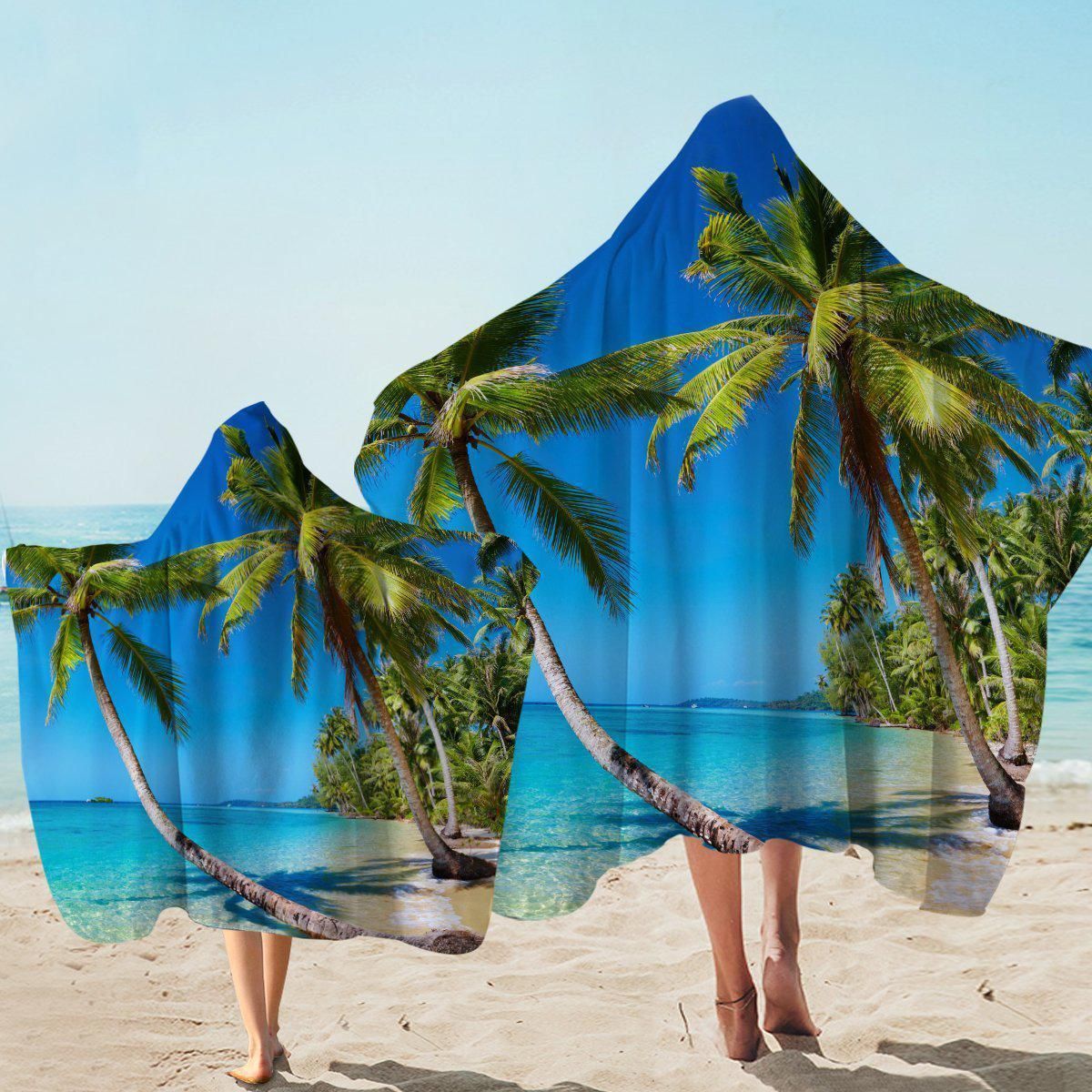 Summer In Saint Thomas 3d Printed Hooded Towel