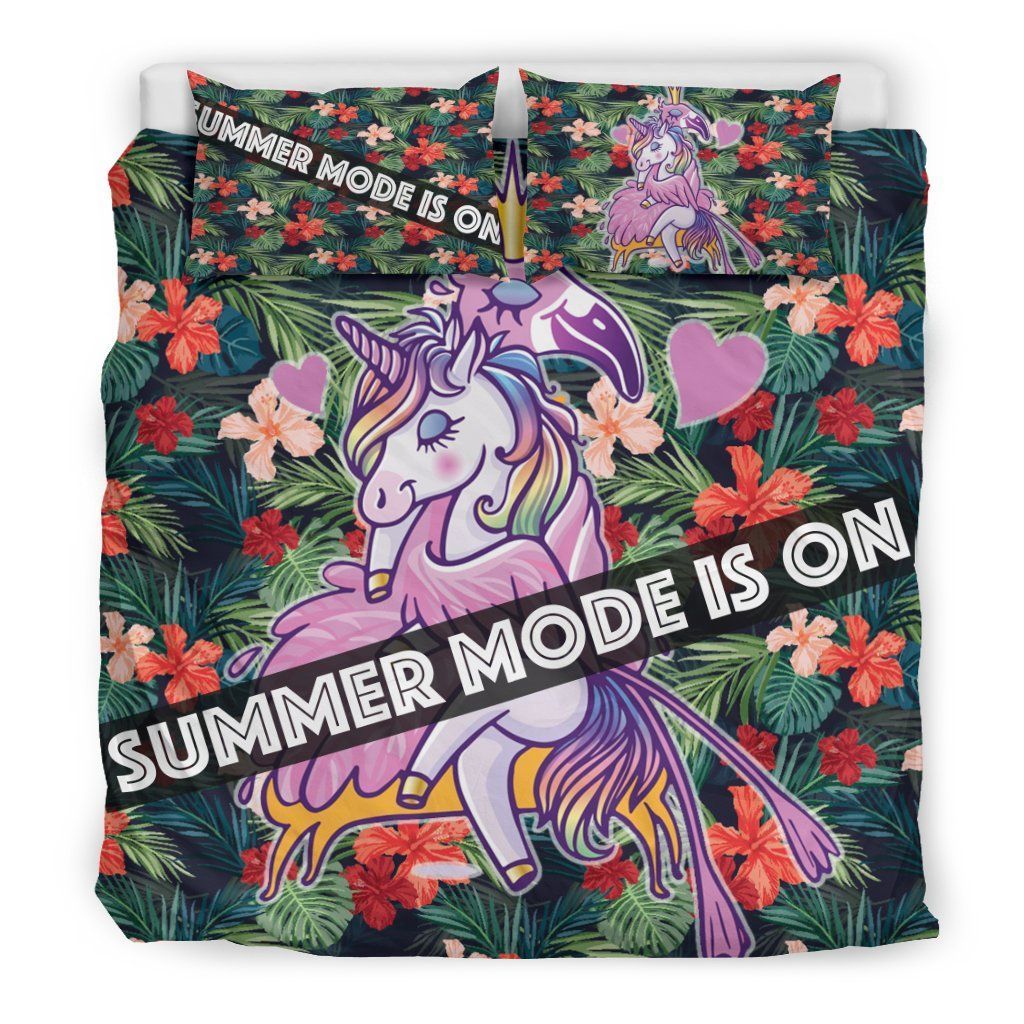 Summer Unicorn Bedding Set
